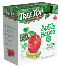 Tree Top Apple Sauce Pouches