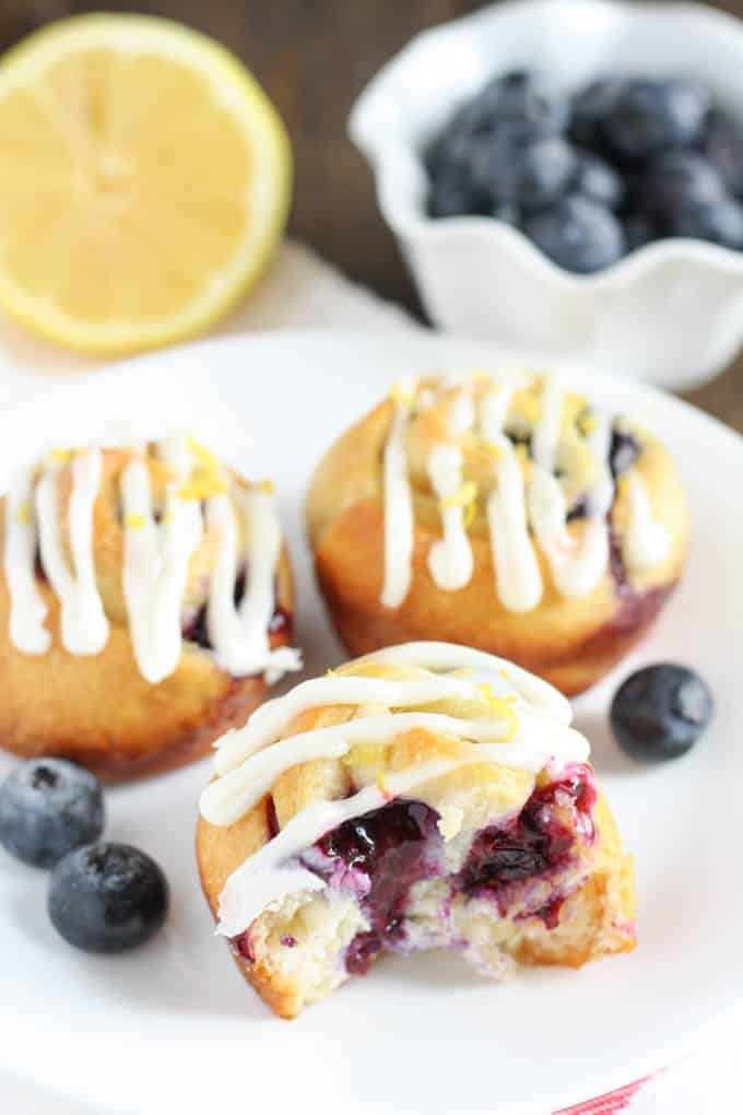These Lemon Blueberry Sweet Rolls are easy to make and perfect for a quick breakfast or dessert.