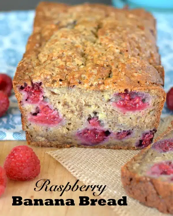 Raspberry Banana Bread