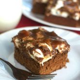 Nuts, marshmallows, and chocolate combine to create these homemade Rocky Road Brownies worth drooling over!