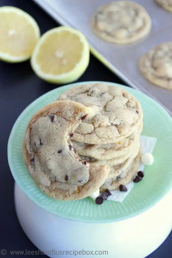 Lemon Chocolate Chunk Cookies