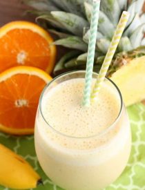 Wake up to this Sunrise Smoothie with bright and refreshing fruits to start your day happy!