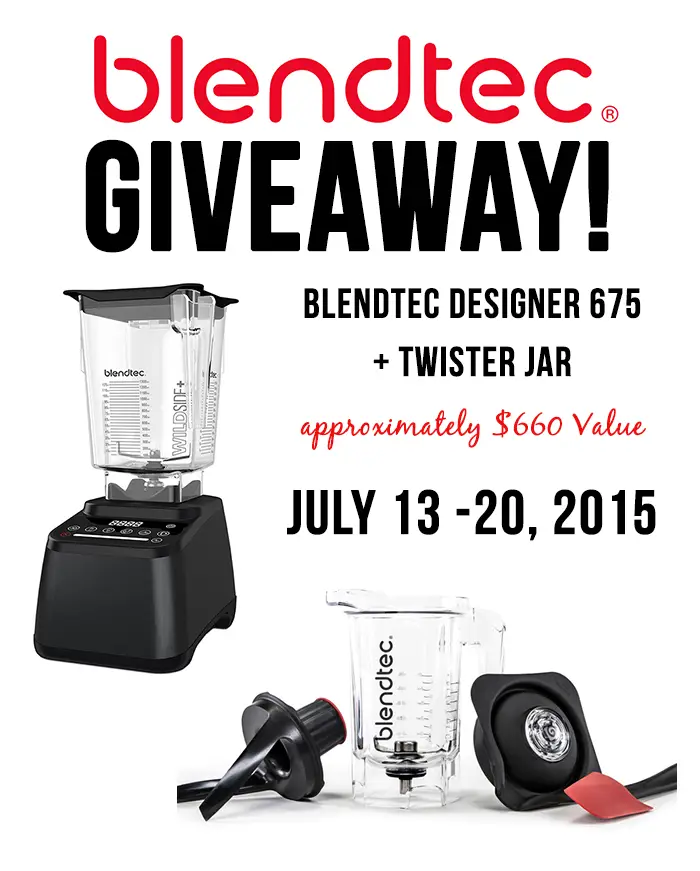 blendtec giveaway july 2015