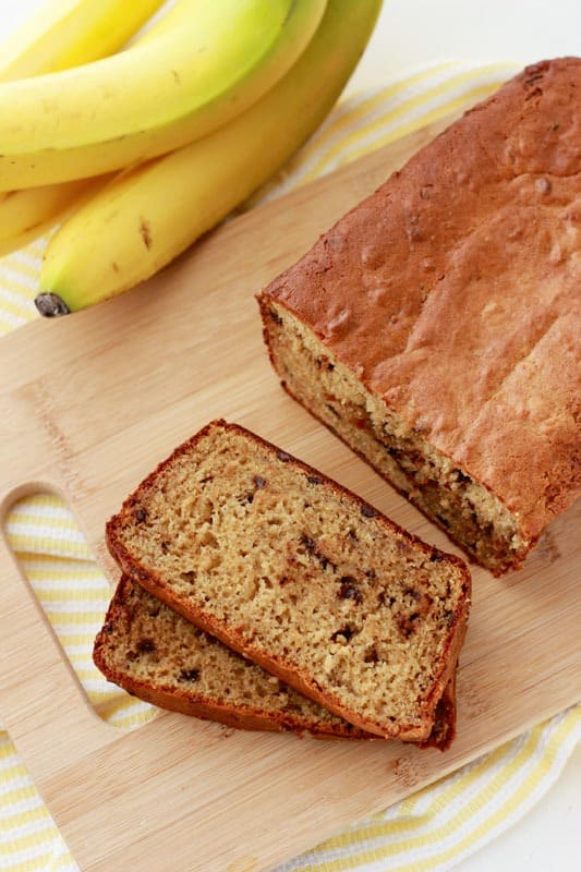 Peanut Butter Banana Bread via One Sweet Appetite