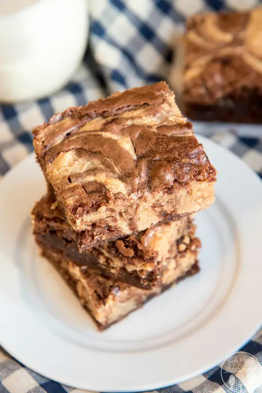 Peanut Butter Cheesecake Brownies via Like Mother Like Daughter