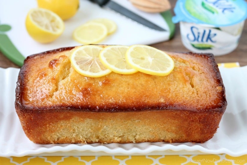 Try this ultra moist and delicious lemon cake made dairy-free with Silk Dairy-Free Yogurt Alternative.