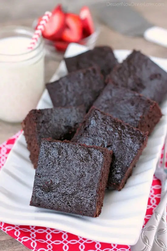 These gluten-free brownies are made with coconut flour for a delicious wheat-free treat!