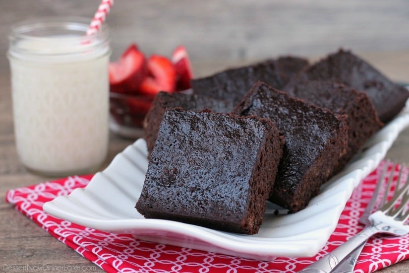 These gluten-free brownies are made with coconut flour for a delicious wheat-free treat!