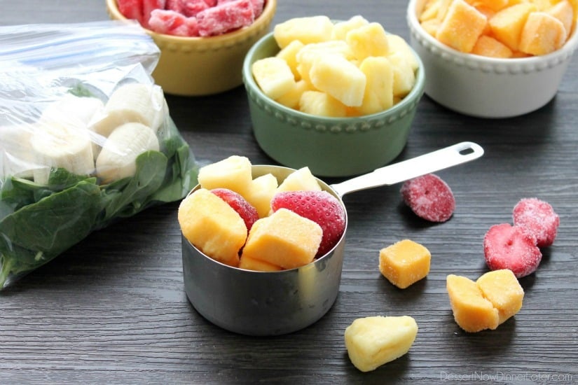 Freezer Smoothie Packs - frozen fruit