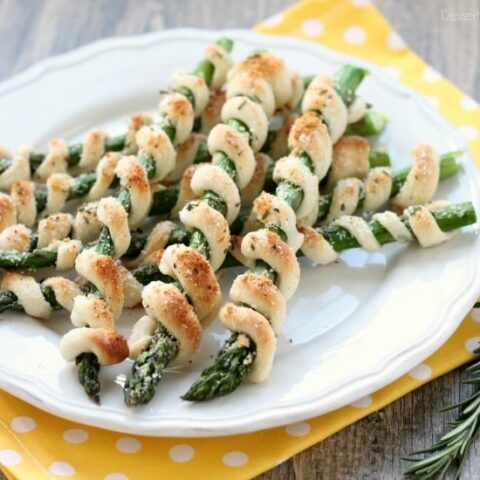 Easy and elegant, this wrapped asparagus is a delicious and light spring appetizer.
