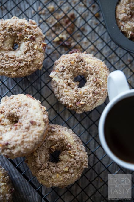 Baked Coffee Cake Doughnuts