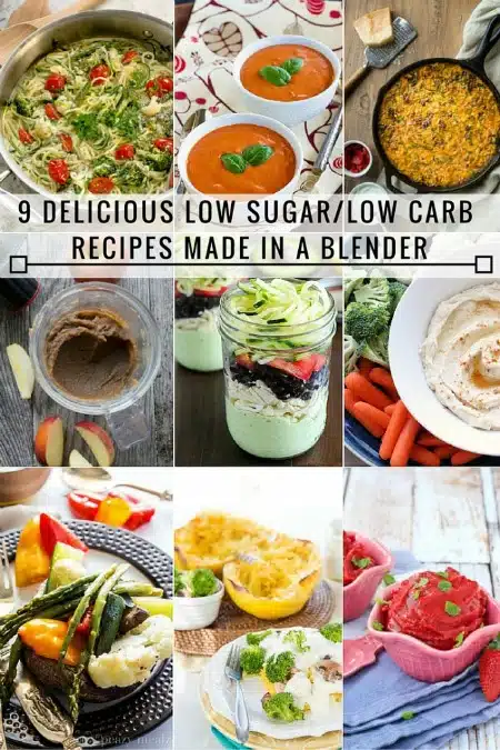 9 Delicious Low Sugar/Low Carb Recipes Made in A Blender