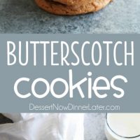 Pudding mix and baking chips make these Butterscotch Cookies soft, chewy, and extra tasty!