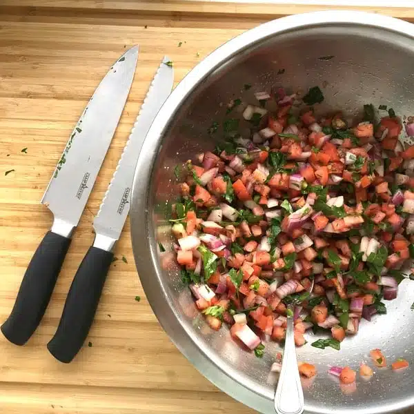 Salsa for scrambled eggs.