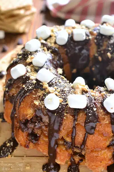 S'mores Monkey Bread // Lemon Tree Dwelling