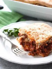 This meaty, cheesy, sloppy joe bake is total comfort food in a casserole.