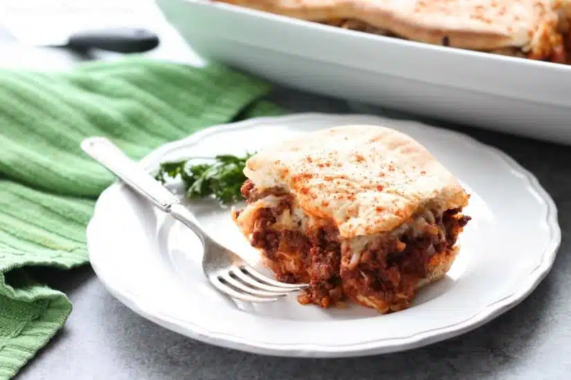 This meaty, cheesy, sloppy joe bake is total comfort food in a casserole.