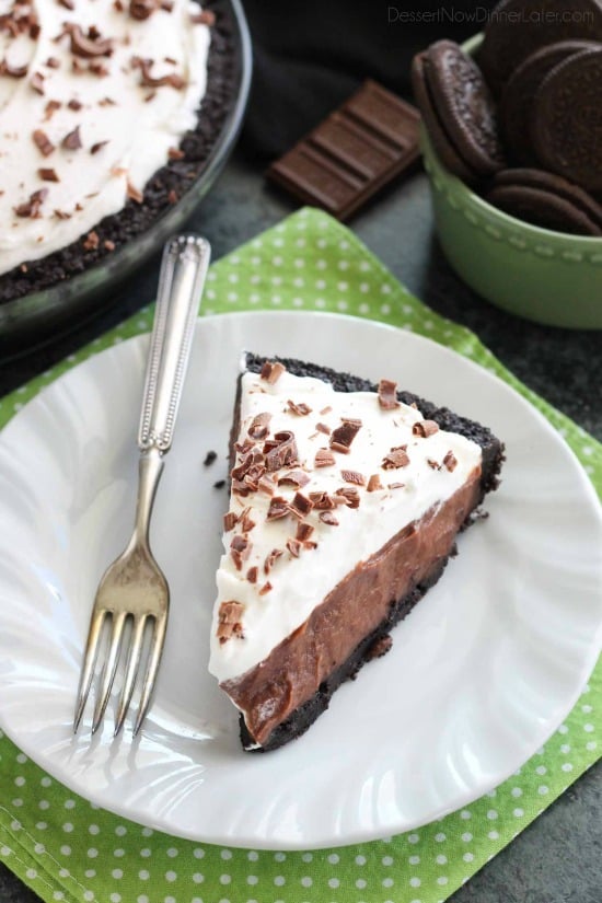 Chocolate Pudding Pie | Dessert Now, Dinner Later!