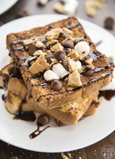 S'mores French Toast // Like Mother Like Daughter