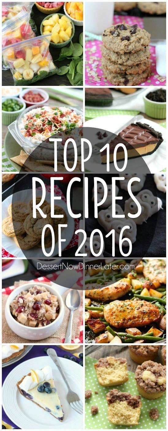 The most popular recipes prove that they are the best! Here are the top 10 Recipes on DessertNowDinnerLater.com You will love them all!