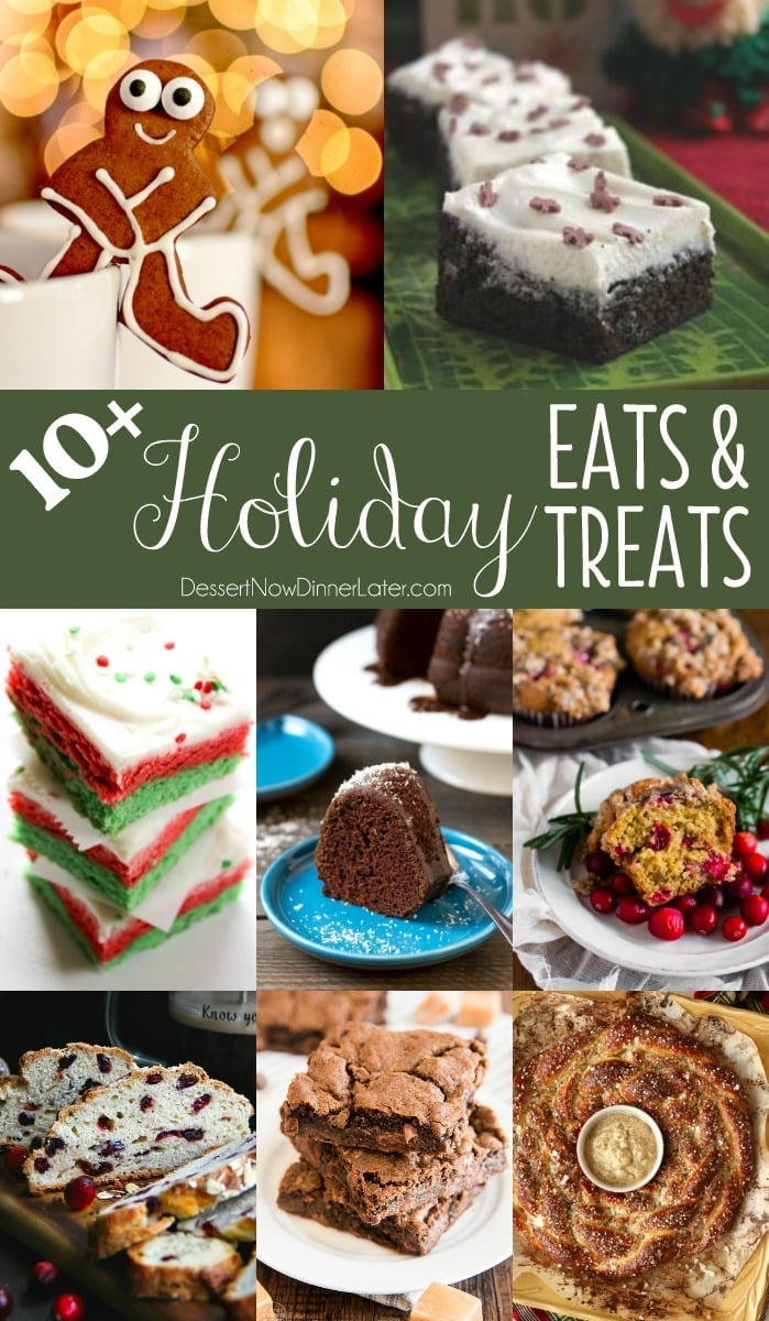 Holiday flavors are found in all kinds of sweet and savory recipes. Explore these 10+ classic and unique Holiday Eats & Treats, and give 'em a try!