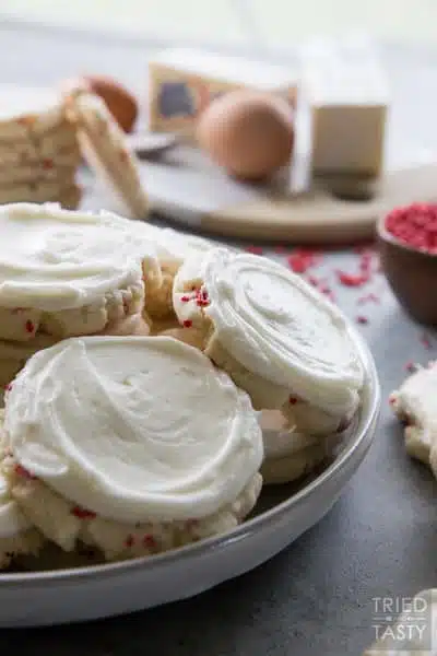 Peppermint Swig Style Sugar Cookies // Tried and Tasty