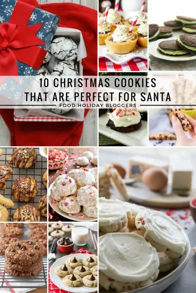 10 Cookie Recipes That Are Perfect for Santa // Food Holiday Bloggers