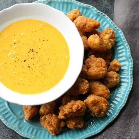 Homemade Honey Mustard Sauce is so easy to make! The perfect dip for chicken, corn dogs, and more!