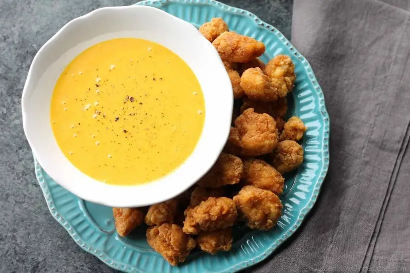 Homemade Honey Mustard Sauce is so easy to make! The perfect dip for chicken, corn dogs, and more!