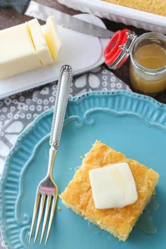 This is the BEST sweet corn bread recipe! It's sweet, moist, buttery, and light thanks to an additional technique. It will quickly become your favorite sweet corn bread recipe!