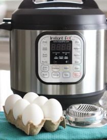 Instant Pot Hard Boiled Eggs cook perfectly in minutes and are so easy to peel! Great for breakfast and Easter eggs! (Video Tutorial)