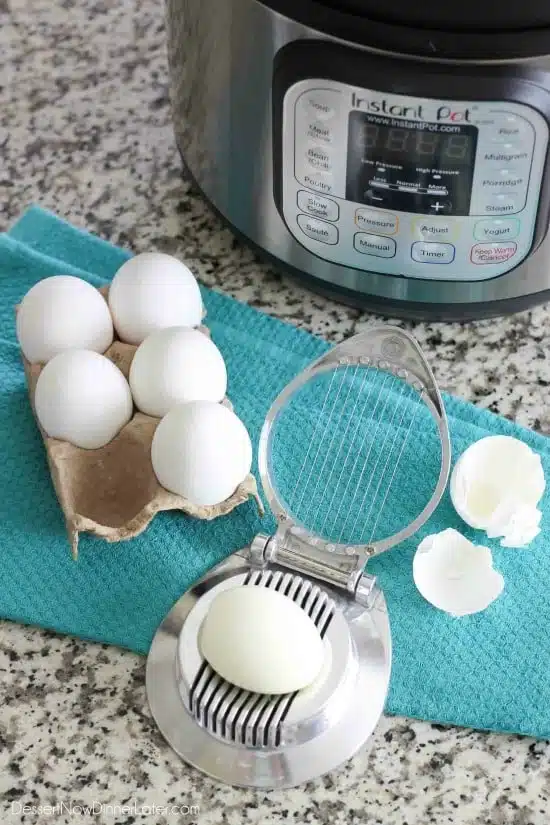 Instant Pot Hard Boiled Eggs cook perfectly in minutes and are so easy to peel! Great for breakfast and Easter eggs! (Video Tutorial)