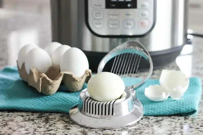 Instant Pot Hard Boiled Eggs cook perfectly in minutes and are so easy to peel! Great for breakfast and Easter eggs! (Video Tutorial)