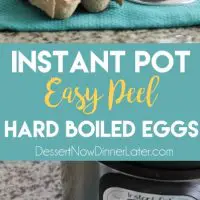 Instant Pot Hard Boiled Eggs cook perfectly in minutes and are so easy to peel! Great for breakfast and Easter eggs! (Video Tutorial)