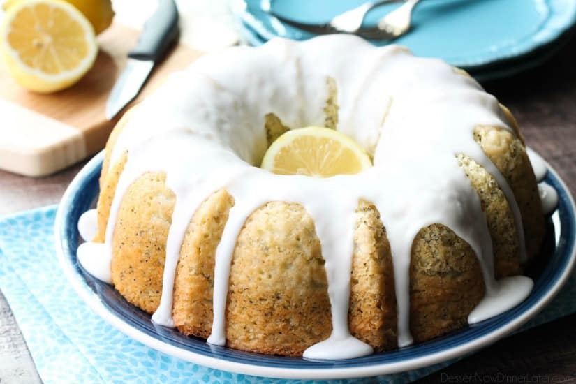 Lemon Poppy Seed Bundt Cake Dessert Now Dinner Later