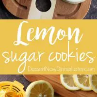 Lemon Sugar Cookies are perfectly sweet and tangy with a lemon sugar cookie base and a lemon cream cheese frosting on top.