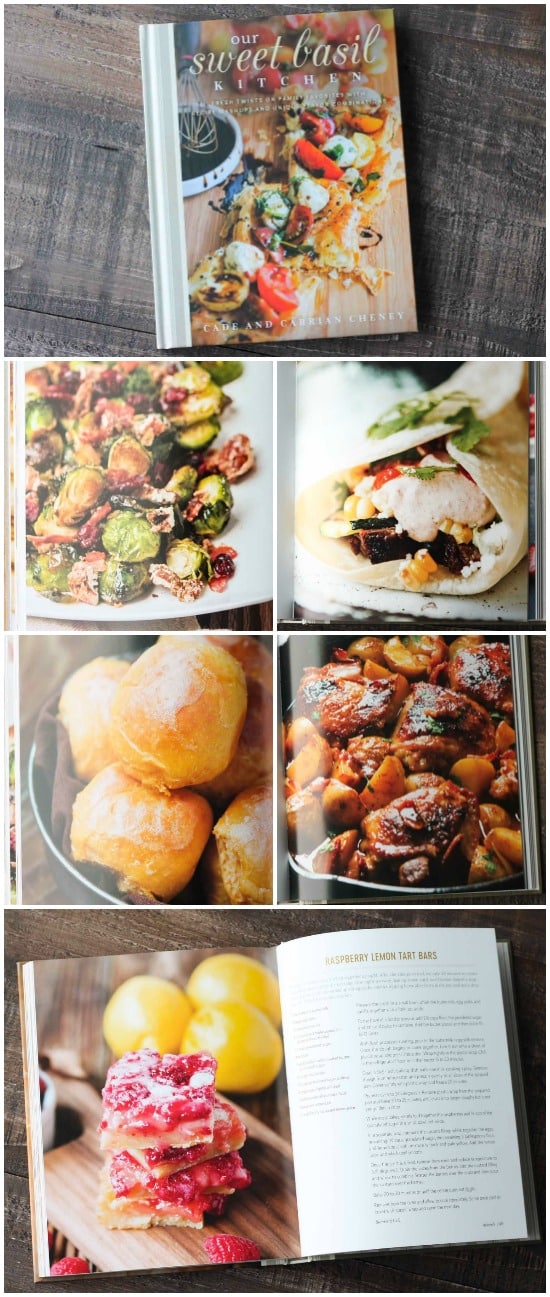 Our Sweet Basil Kitchen cookbook by Cade & Carrian Cheney