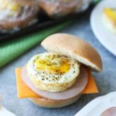 Freezer Breakfast Sandwiches are great for meal prep. A quick and satisfying breakfast for busy school mornings or on-the-go.