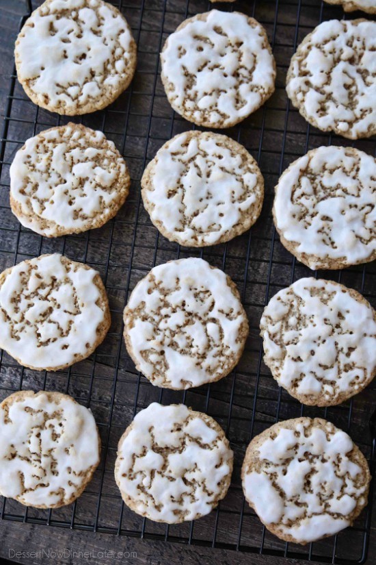 Iced Oatmeal Cookies Dessert Now Dinner Later