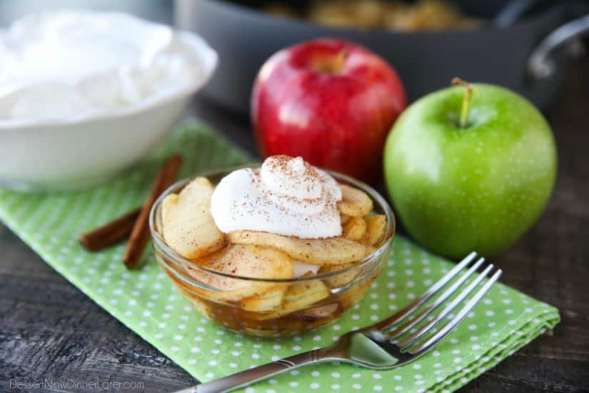Crustless Apple Pie is a super easy, healthier holiday dessert that tastes great. Top it with sweetened whipped cream for a little indulgence.