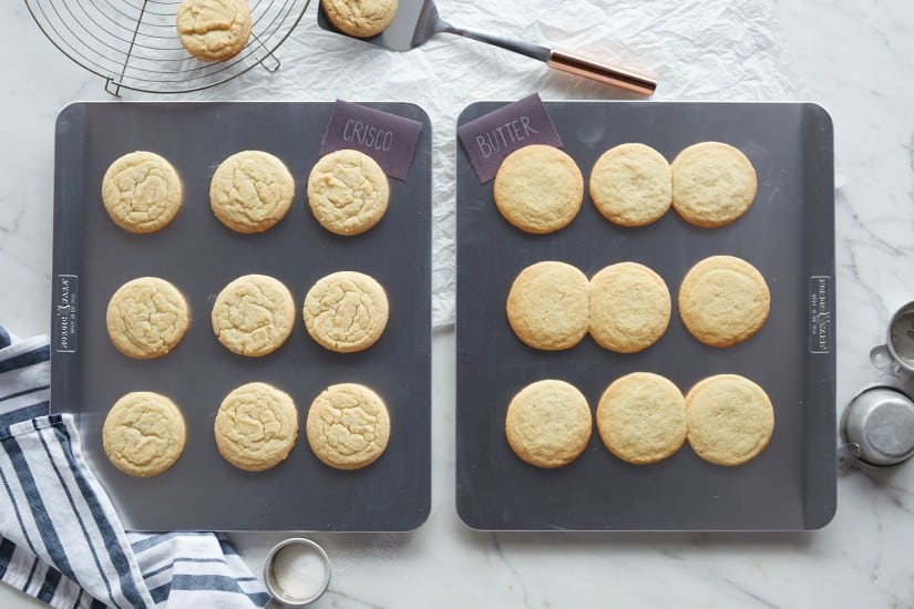 Crisco vs Butter Sugar Cookies