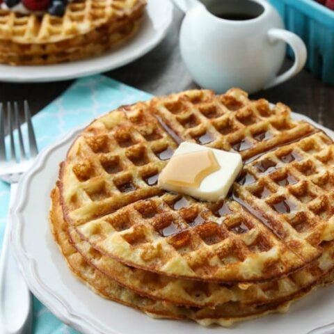 This waffles recipe is our absolute favorite! Creating fluffy waffles that are incredibly light, crispy, and super easy to make! You'll be happy to wake up and have these waffles for breakfast or brunch.