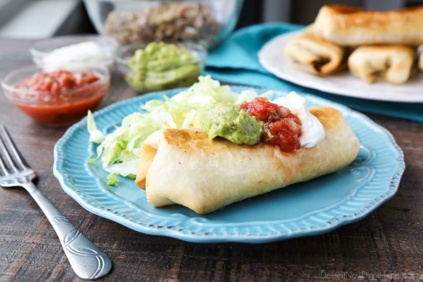 Instant Pot Chimichangas are a favorite family dinner with tender shredded beef, seasoned to perfection, and wrapped in tortillas to fry or bake. (+ Recipe Video!)
