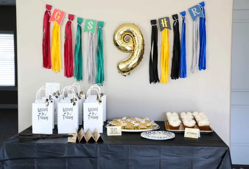 Harry Potter Birthday Party - Table Decor