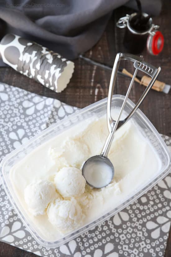 Easy Vanilla Ice Cream Recipe (No Cooking Required!)