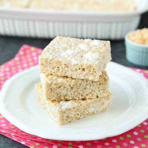 The Best Rice Krispie Treats Recipe is soft, gooey, crispy, and chewy -- and this is it! Better than the original, you won't be able to just eat one! Enjoy this classic (done right) with your family and friends. 