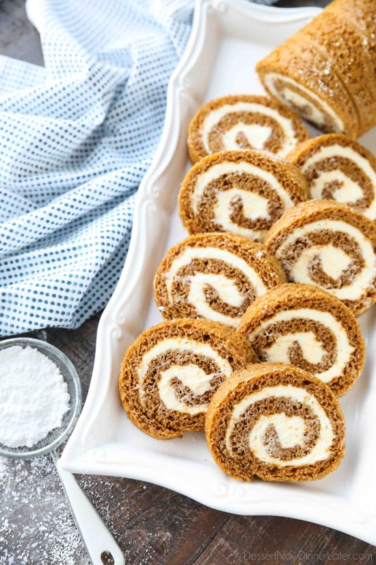 Pumpkin Roll Recipe (and VIDEO!) - Easy Pumpkin Roll