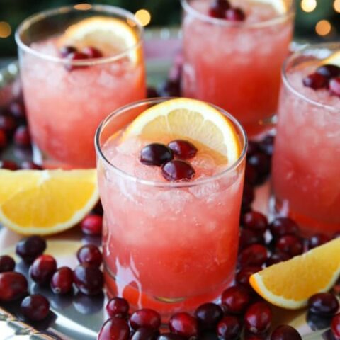 Sparkling Cranberry Punch Non-Alcoholic Drink Recipe