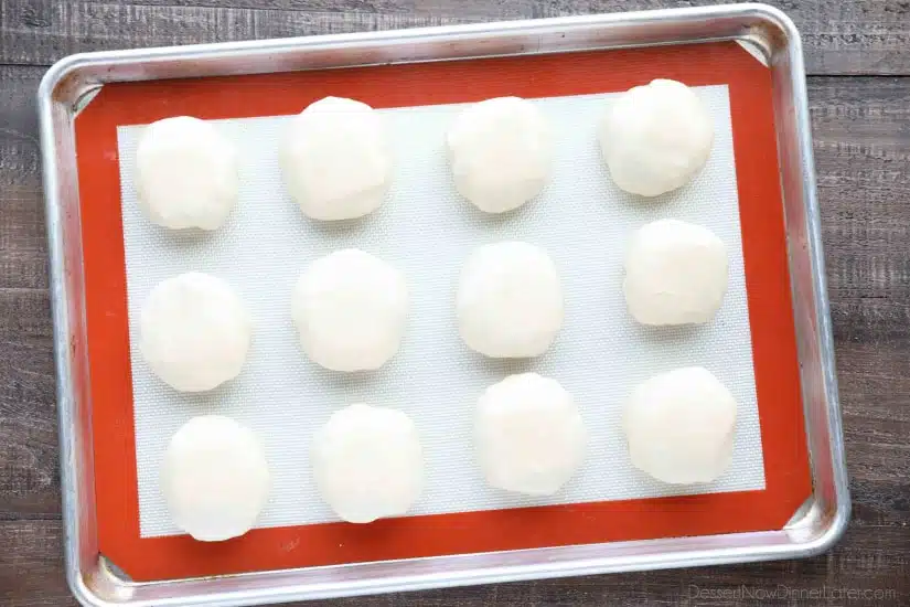 Prepared Philly Cheesesteak Bombs before baking.