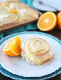 Orange Rolls are a delicious sweet roll made with a soft and fluffy potato dough filled with a zest-infused sugar and topped with a fresh orange glaze. Perfect for breakfast, weekend brunch, or holidays -- like Easter.